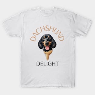 Dachshund Delight | Weiner Dog | doxie Graphic T-Shirt